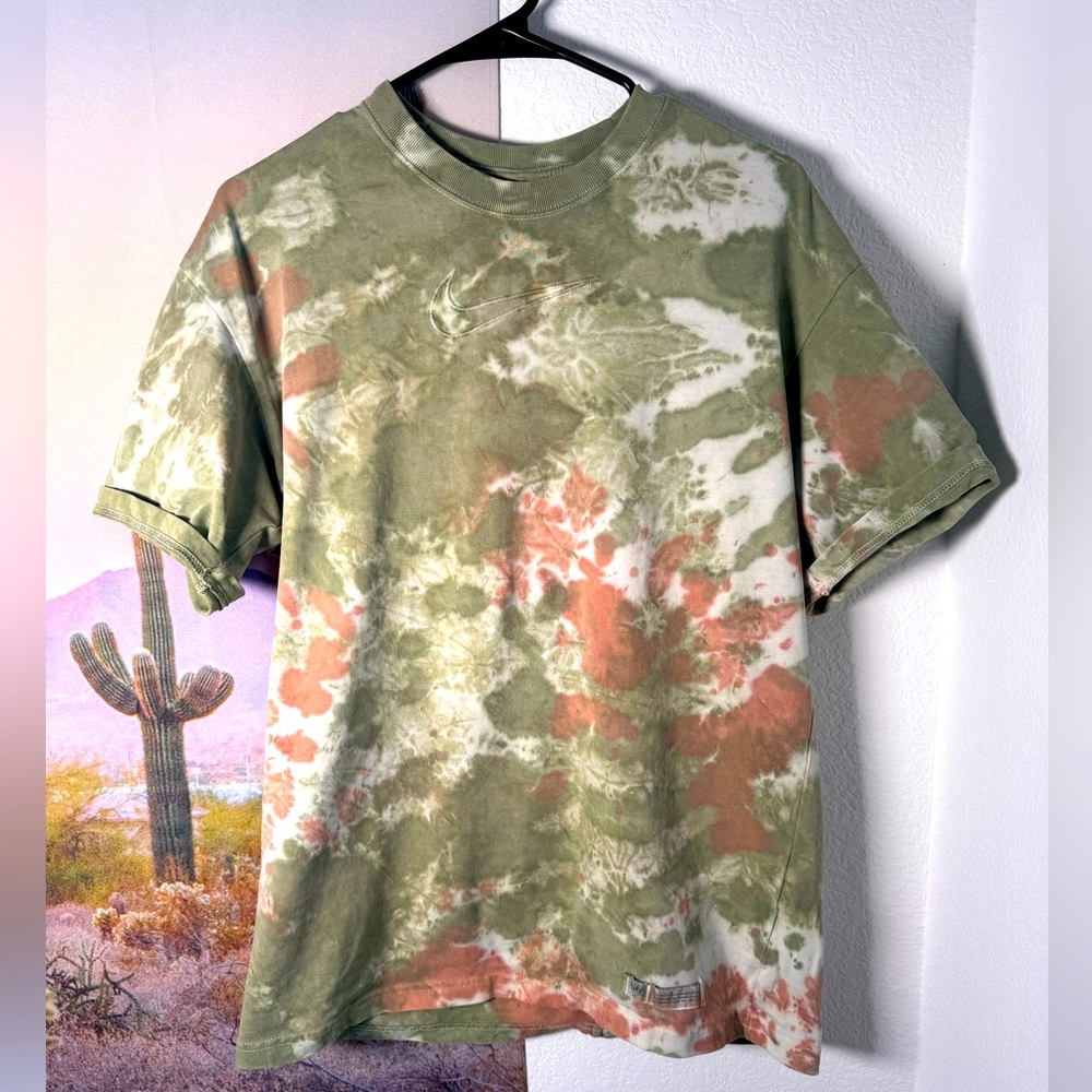 nike sportswear max 90 shirt tie dye tee medium